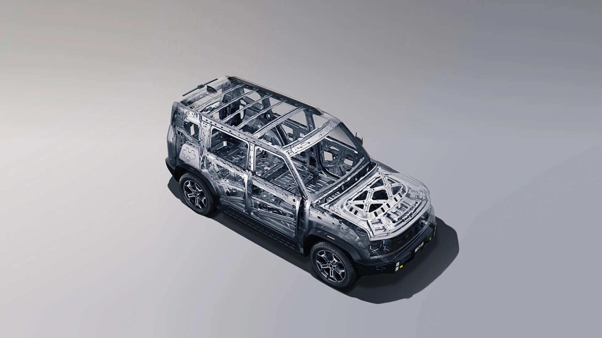 Steel cage body structure